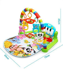 SYGA Baby Boy's and Baby Girl's Lights and Music Activity Play Gym Kick and Piano Mat Toy-Multicolor; 0-18 Month