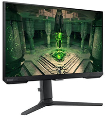 Samsung 27" (68.4cm) Odyssey G4 IPS Gaming Monitor|FHD 1920 x 1080|240Hz|1ms|400nits|SRGB 99%|Ports-HDMIx2,DP,Headphone|DP Cable|Height-Tilt-Pivot Adjustable Stand|Nvidia G-Sync|LS27BG400EWXXL|Black