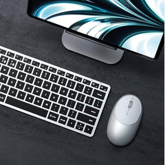 SATECHI Slim X3 Bluetooth Backlit Keyboard with Numeric Keypad – Illuminated Keys & Multi-Device Sync – for M2/ M1 MacBook Pro/Air, M2/ M1 iPad Pro/Air, M2 Mac mini, iMac M1 (Silver)