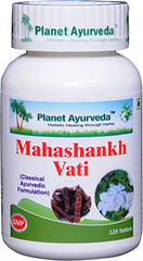 Planet Ayurveda Mahashankh Vati - 120 Tablets, Pack of 1