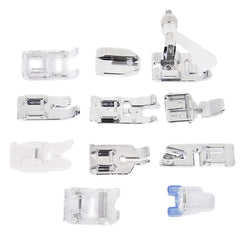 Imported 11Pcs Multifunction Presser Feet For Brother Singer Domestic Sewing