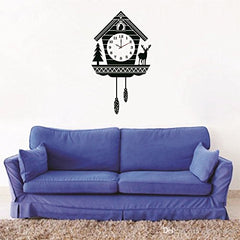 SYGA Vinyl Abstract Wall Sticker, 18.89 x 0.03 x 31.88 Inches, Black