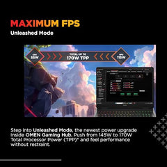HP Omen Smartchoice, Intel Core Ultra 7 255H, 8GB RTX 5060, 24GB DDR5(Upgradeable) 1TB SSD, 2K, 165Hz, 3ms, IPS, 16''/40.6cm, Win11, M365*Office24, Shadow Black, 2.43kg, am0238tx, RGB Gaming Laptop