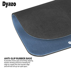 Dyazo Memory-Foam Gel Mouse Pad with Wrist Rest Support Non Slip Rubber Base Mousepad Suitable for Computer, Laptop, Notebooks Gaming (Blue)