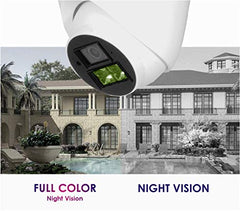 SINLOE 2 MP Color Night Vision Day/Night 24 Hour Full Color Vision 1080P Full HD AHD Indoor CCTV Surveillance Camera Compatible with All 2MP and Above AHD Supporting DVRs, 4 Unit