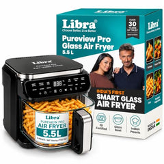 Libra 5.5 L Glass Air Fryer Oven - Multifunction Digital Air Fryer for Home