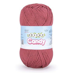 Ganga Acrowools Cotton Candy Yarn – Soft Premium Cotton Blend Wool for Knitting & Crochet | Lightweight, Smooth Texture, Pastel Shades, 100gm Ball (CCY006 -White)