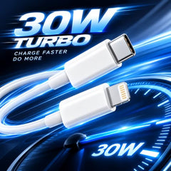 AmazXp 30W Type C to Lightning Cable Compatible with iPhone