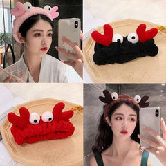 MOMISY Elastic Women's Lovely Hair Band Wash Face Spa Headband-Washable Facial Band Makeup Wrap Headbands Fits All Head Sizes (Elk Brown)