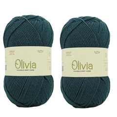 Ganga Acrowools Acrylic Olivia,Double Knit Yarn. Hand Knitting&Crochet Yarn. Oekotex Class 1 Certified. Pack of 2 Balls-100Gms Each. Shade No-Olv012, Maroon