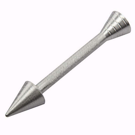 SYGA 1 Piece Baking Pastry Cone Holder Icing Cream Rose Flower Sticks Flower Nail Cake Decorating for Icing Flowers Making (Aluminium Alloy)