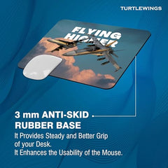 TURTLEWINGS | Mousepad | Inspirational Quote Mousepad – 22x18 cm, 3mm Thick | Abstract Design Non-Slip Rubber Base | Office, Study & Gaming Use | Premium Smooth Surface 3