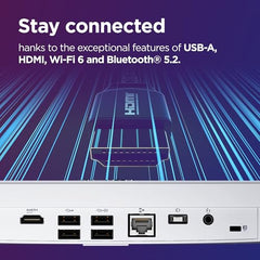 Lenovo A100 All in one Intel® N100 23.8" FHD (1920x1080) 3-Side Edgeless All-in-One Desktop (8GB/512GB SSD/Win11/MS Office 2024/5MP Camera/USB Calliope Keyboard & Mouse) F0J6005FIN