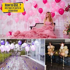 SYGA 7 Pack Balloon Curling Ribbon Metallic Roll Gift Wrapping Balloon Curling Ribbon for DIY Crafts Wedding Birthday Christmas New Year Party Decoration (Mixed Color)