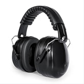 SYGA Children's Noise Reduction Reading Earmuffs, Head-Mounted Soundproof Earmuffs for Studying and Concentration (Black)