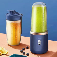 Portable Blender Electric Juicers Fruit Mixers USB Rechargeable Smoothie Mini Personal Juicer 6 Blades 3Gears With 1500 Mah Rechargeable Battery-Smoothie Blender (Style2)