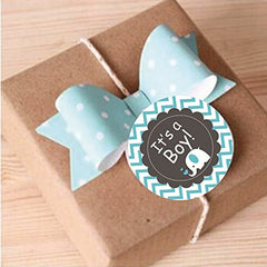 SYGA Set of 50 It's A Boy! Label Party Favor Bags for Baby Shower Party Gift