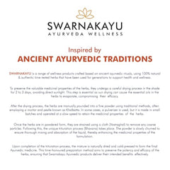 Swarnakayu 24k Gold Bhasma Immunity Booster, India's Exclusive Ayurvedic Wellness Product, Helps Boost Body's Natural Defence Mechanisms, Stamina, Strength, 100% Ayurvedic Ingredients - 30 tablets