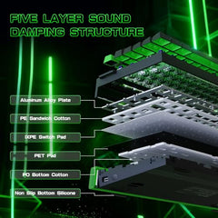 ATTACK SHARK R85 HE Hall Effect Gaming Keyboard, 75% Rapid Trigger, 8KHz
