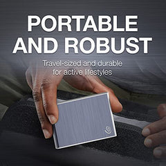 Seagate One Touch 2 TB External SSD up to 1030 Mb/s, for Windows and Mac, with Android App, 3 yr Data Recovery Services, Portable Solid State Drive Black (STKG2000400)