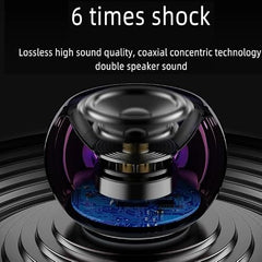 Mini Boost-4 Wireless Bluetooth Speaker with Dynamic Metal Sound