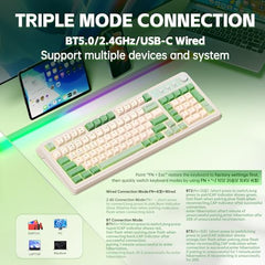 AULA 99 Key Keyboard, Wireless Gaming Keyboard Bluetooth Computer Keyboards