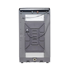 SHARP 7.5 kg Fully Automatic Top Load Washing Machine with Toughened Glass I JAPAN QUALITY I Hot & Cold Water Dual Inlet, Soft Close, Add Laundry I 10 Wash Mode I SS Pulsator I ES-T75N-GY I Inox Grey