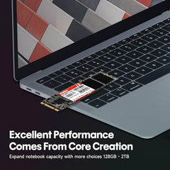 KingSpec 512GB SATA III 6 Gb/s M.2 (2280) 3D NAND NGFF Internal Solid State Drive NT-512