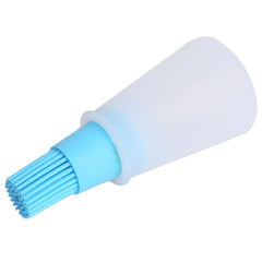 SYGA 1 Silicone Cooking Oil Bottle with Basting Brush (Assorted Colour)