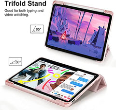 ProElite Case Cover for Apple iPad (A16) 11th/10th Generation (2025/2022), Transparent case Cover with Pencil Holder for iPad 11th/10th Gen 2025/2022, Grey