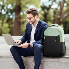 Safari Forge 34L Laptop Backpack, 3 compartments, Raincover, Antitheft pocket, Trolley Sleeve, Organizer, Bottle holder, Front pocket, College bag, school bag, Formal backpack, Color- Black