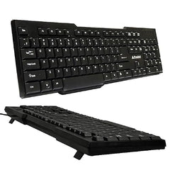Prodot Wired Keyboard and Mouse Combo I Plug & Play I High Resolution 1000 DPI I 10M Keystrokes I Spill Resistant I Ergonomic Design I 1.2m Cable I Works with Windows, iOS, Linux I 1 Year Warranty
