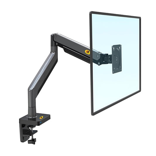 SYGA NB G40 Heavy Duty Monitor Desk Mount, 22-40 Inch Screen Support, 2-15kg Weight Capacity, Full Motion Gas Spring Arm, Black