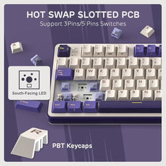 RK ROYAL KLUDGE S98 Wireless Mechanical Keyboard w/Smart Display & Knob