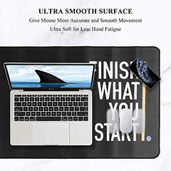 Seagull flight of fashion Large Extended Mouse Pad XXL with Non-Slip Rubber Base, Stitched Edge Mouse Mat for Laptop, Computer & Desk - 60 x 30 x 0.2 cm - World Map