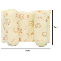 SYGA Infant Pillow Cartoon Baby Pillow Newborn Soft Sleeping Positioner Anti roll Cushion Baby Pillow(Blue)