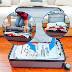 OSDUE Polyethylene Frosted Zipper Bags 30x35cm Pack of 10 – Transparent LDPE Zip Lock Storage Bags for Clothes, Shoes, Cosmetics, Jewellery, Toiletries & Travel