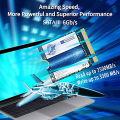Dogfish 256GB SSD for MacBook Air A1369 A1370, Solid State Drive Capacity Upgrade for 2010 2011 MacBook Air A1370(EMC 2393/2471), A1369(EMC 2392/2469) (OS Pre-Installed)