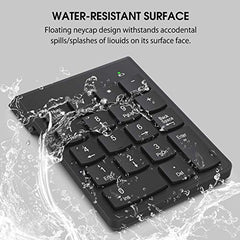 SMARTTECH USB Wired Numeric Keypad, Portable Number Pad with 18 Keys, Plug & Play External Numpad for Laptop PC Computer, Slim Compact Design for Office Accounting Data Entry Windows Mac