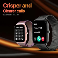 Fire-Boltt Ninja Call Pro Max Ultra Bluetooth Calling Smart Watch, 2.01" HD Display, 120+ Sports Modes, Health Suite, AI Voice Assistance, SpO2 Smartwatch for Men & Women - Black Link