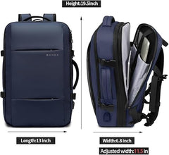 Red Lemon Titan Ultrafit Plus Bange Series 15.6-inch Laptop Bags Backpacks for Men and Women 45L Outdoor and Camping 3in1 Office Bags,Travelling,Backpack (With Bottle Holder), Black