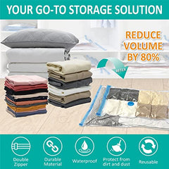 16 Travel Compression Bags Vacuum Packing, Roll Up Travel Space Saver Bags for Luggage, Cruise Ship Essentials (6 Large Roll/6 Medium Roll/4 Small Roll)