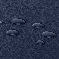 Dyazo Vegan PU Leather Mouse Pad for Remote Work/Office/Gaming, Large Desk Mat, Dual-Sided Anti-Slip, Water-Resistant Design (800 x 300mm, Navy Blue & Yellow)
