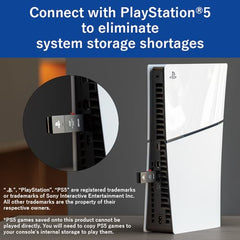 BUFFALO External SSD 1.0TB - Officially Licensed Product, Compatible with PS5 Consoles / PS4 Consoles - USB3.2 Gen2 Type A Compact Stick SSD SAO1.0U3B