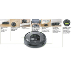 iRobot Roomba i7 (i7156) Wi-Fi Connected Robot Vacuum with Power-Lifting Suction and Dual Multi-Surface Rubber Brushes