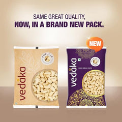 Amazon Brand - Vedaka Whole Cashews | 1 Kg | Grade W320 Kaju Nuts | Gluten-Free & Plant Based Protein | Firm Texture, Rich Taste | Healthy Snack