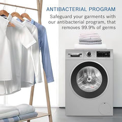Bosch 10.5/6 KG Inverter Fully Automatic Front Load Washer Dryer (WNA2E4U1IN, 1400 RPM, 14 Wash Programs, LED touch display, Wash & Dry in 60 Mins, Cast Iron Grey)