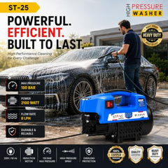 Starq ST25 High Pressure Car Washer Machine 2100 Watts and Pressure 150 Bar for Cleaning Car, Bike & Home