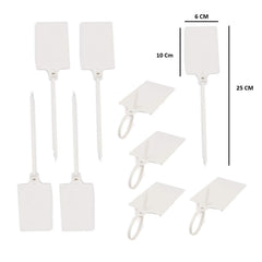 SYGA 10 Pieces Disposable Plastic Seal Express Label Large Signage Strap Logistics Seal Sticker Label Lock