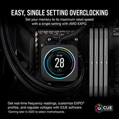 CORSAIR Vengeance DDR5 32GB (2x16GB) DDR5 Up to 6000MHz CL36 AMD EXPO Intel XMP iCUE Compatible Computer Memory – Grey (CMK32GX5M2E6000Z36)